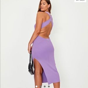 Glassons cross back midi dress